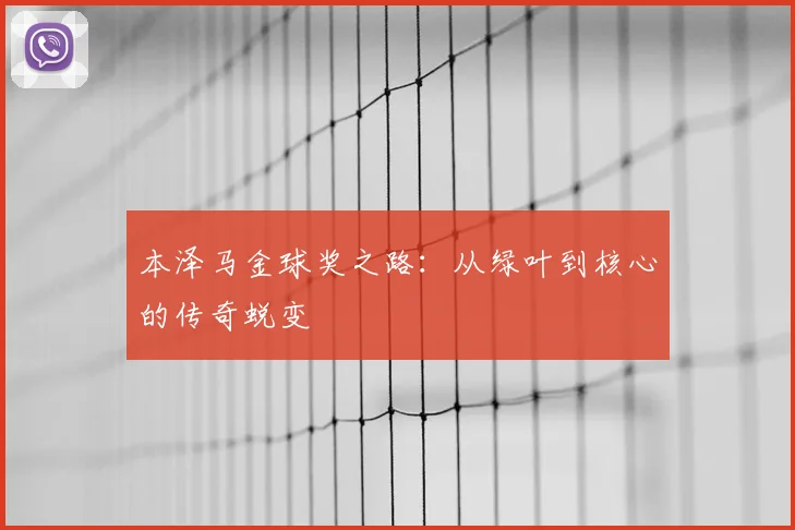 本泽马金球奖之路：从绿叶到核心的传奇蜕变